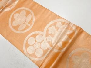 家紋織り出し　名古屋帯